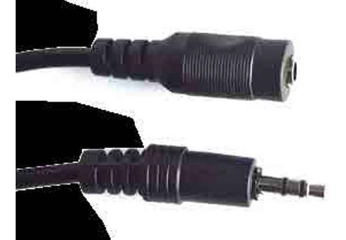 Imagen 1 de 4 de Cable Miniplug 3,5st A Jack 3.5 St 2 Mts , Audio Prolongador