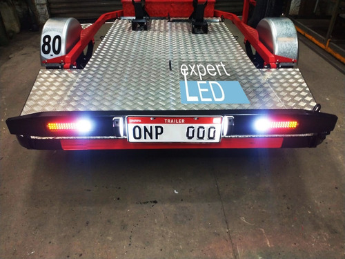 Imagen 6 de 9 de Faros Led Trailers 12v Con Luz De Retroceso Sumergibles R