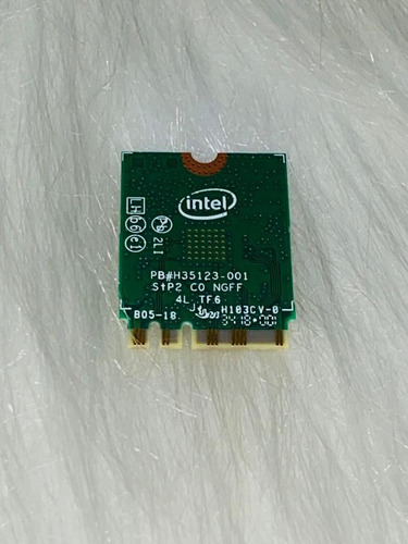 Placa Wi-fi Ac Dual Band 2g 5g Notebook Intel 7265ngw