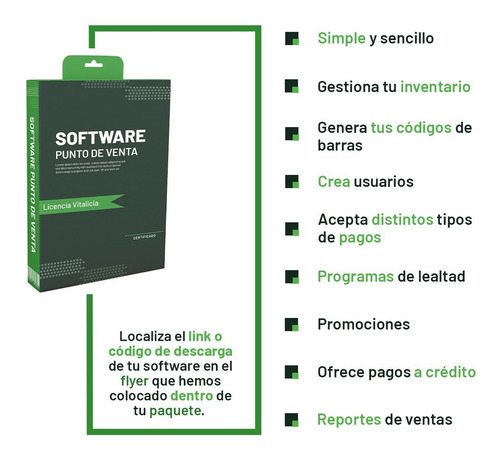 Kit Punto Venta Impresora 80mm Lector Qr Cajón 5 Bill Softw