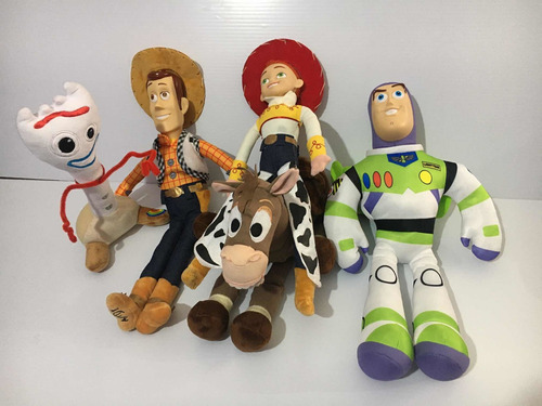 Toy Story Woody Jessie Buzz Forky Tiro Peluche Grandes