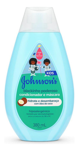 Condicionador Johnson's Baby Blackinho Poderoso 380ml