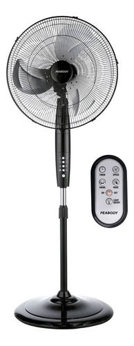 Ventilador De Pie Peabody 3 Palas Metalico Control Remoto  