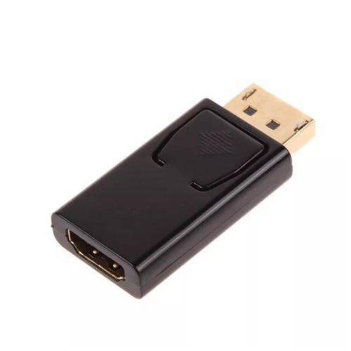 Imagem 2 de 2 de Adaptador Displayport Macho Para Hdmi Fêmea Preto