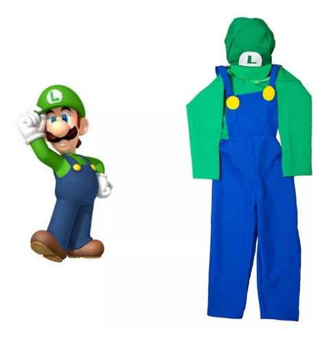 Disfraz Luigi Niño ( Mario Bross)