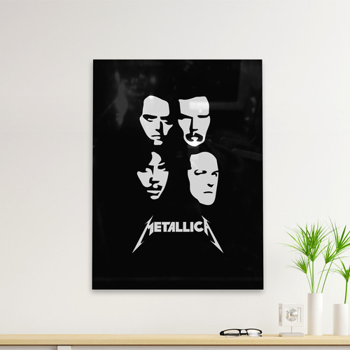 Cuadro Deco Metallica Faces (d1631 Boleto.store)