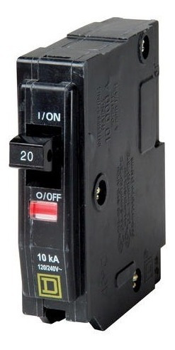 Imagen 2 de 3 de Breaker Eléctrico Tric Qo 1 X 20 Amp