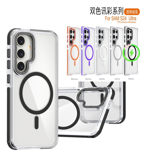 Funda De Teléfono De Cristal Transparente Para Samsung Galaxy S25 S24 S23 Ultra A56 A55 A54 A36 A34 A25 A16