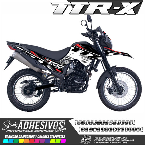 Calcomanias Akt Ttr - Ttx Personalizadas Kit De Stickers