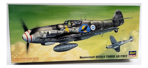 Modelo P/armar Maqueta Escala 1/72 Del Bf 109 G-6 Finlandés