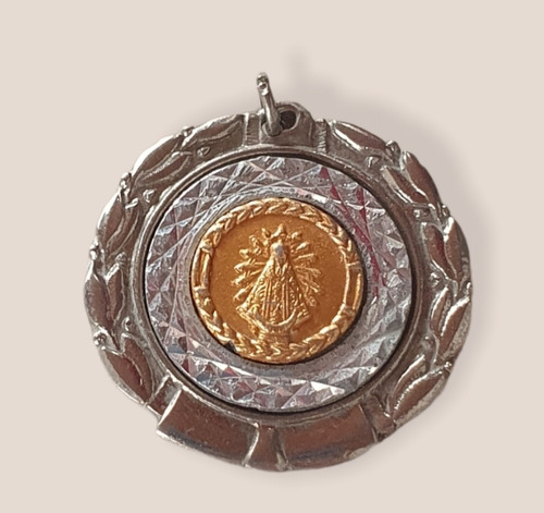 Medalla Plateada Virgen De Lujan 