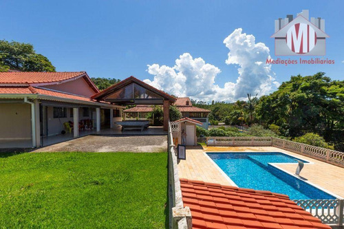 Imagem 6 de 28 de Ótima Chácara Com 2 Dormitórios, Piscina, Pomar, Salão De Jogos, Bem Localizada, À Venda, 1500 M² Por R$ 450.000 - Zona Rural - Pinhalzinho/sp - Ch1032