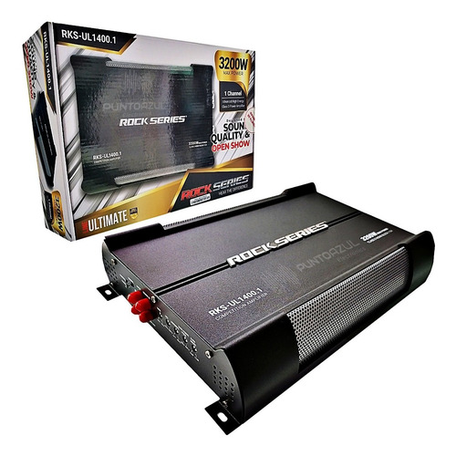 Imagen 1 de 9 de Amplificador Rock Series Rks-ul1400.1 3200w Max 1c Clase D
