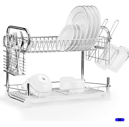 Kitul Escurridor Plus de Acero Inoxidable Plateado