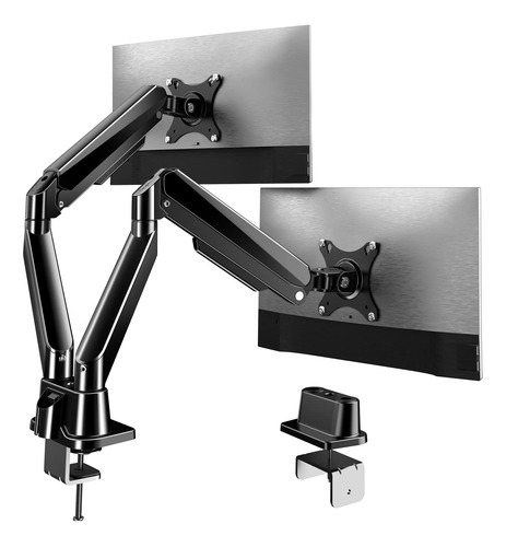 Forging Mount Brazos De Monitor Dual: Soporte De Escritorio