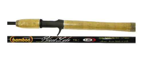 Caña Bamboo Black Lake Bl665 Grafito 1,95mts 2 Tramos 17 Lb.