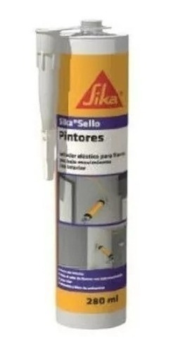 Silicona Blanca Pintable Sika Sello Pintores 