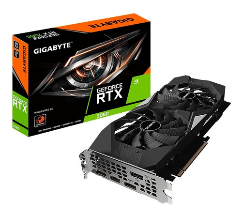 Placa De Video Gigabyte Geforce Rtx 2060 Windforce 6gb 6cts