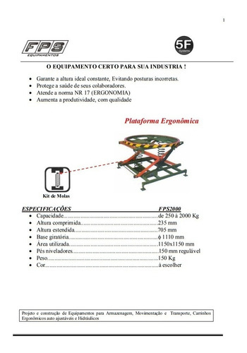 Imagem 4 de 8 de Plataforma Ergonômica