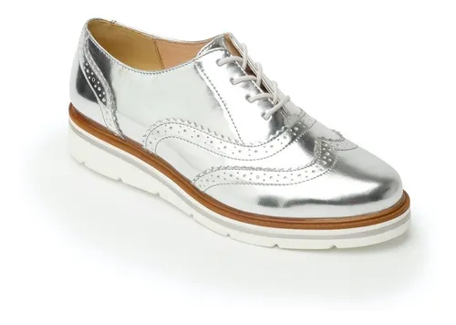 45705 Zapato Bostoniano Dama Plata