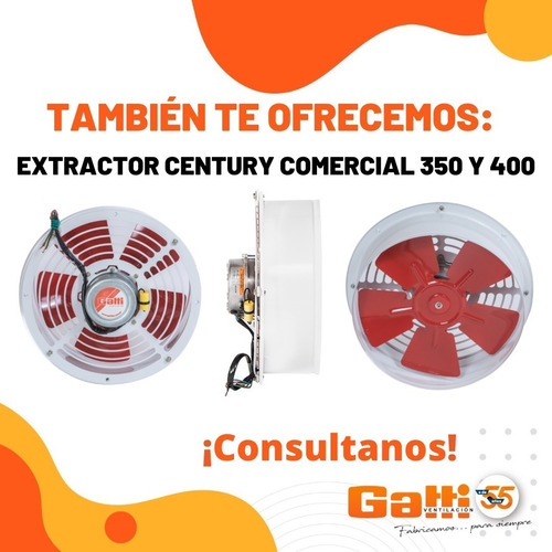 Imagen 9 de 10 de Extractor Semi Industrial P/ Cocina/baño 30 Cm Para Pared
