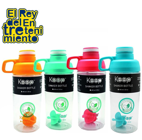 Imagen 2 de 7 de Keep Botella Shaker P/batidos Deporte Ciclismo - El Rey