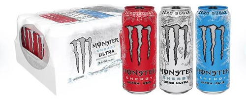Monster Energy Ultra Cero Calorías Cero Azúcar 24pk