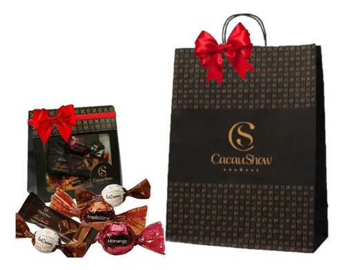 Presente Cacau Show Kit Com 5 Chocolates Para Presentear