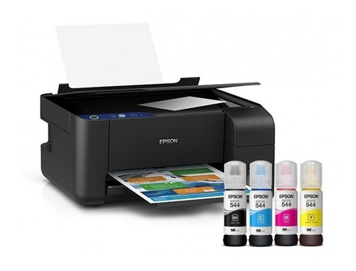Impresora Epson Ecotank L3210 Imprime  Escanea  Copias  Usb