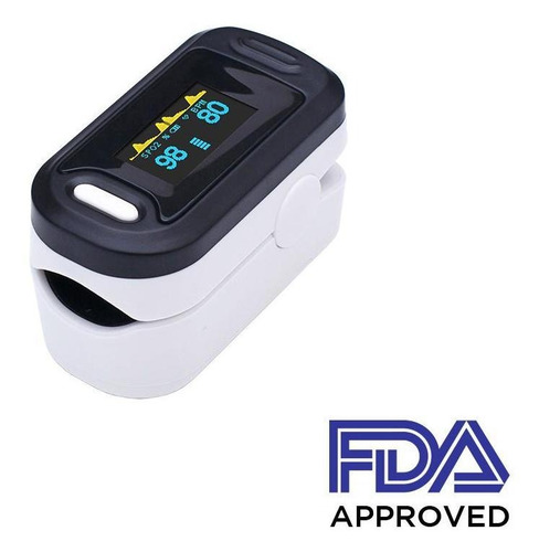 Imagen 1 de 7 de Oxímetro Pulso Dedo Yonker Negro Médico Profesional - S020