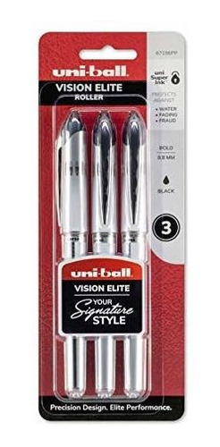 Uni-ball Vision Elite Rollerball Plumas, Bold Point (0,8 Mm)