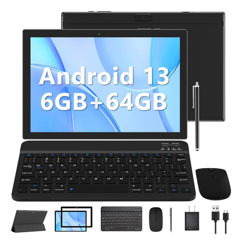 Tablet 10 PuLG Teclado+mouse+funda 6 Gb Ram + 64-512 Gb Rom