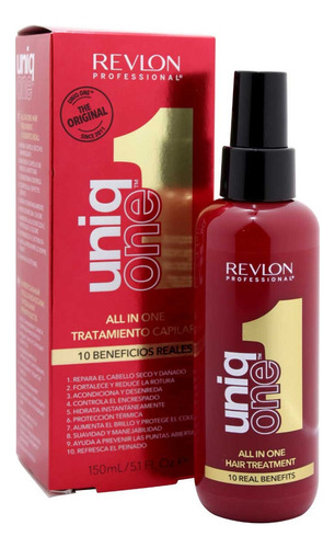 Uniq One Tratamiento Capilar All In One Revlon Rojo 150ml