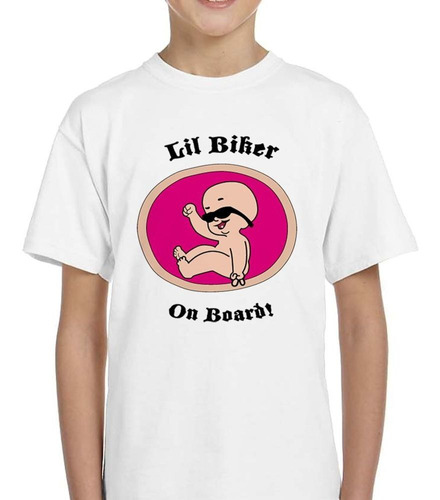 Remera De Niño Lil Biker On Board Bebe