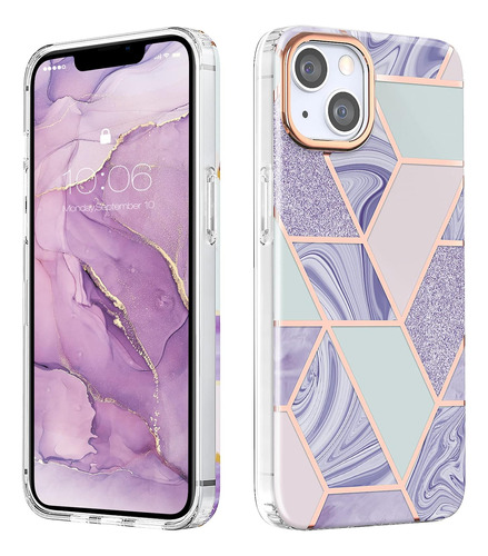 Mateprox Funda P/ iPhone 12 13 Mini Vidrio Anti Golpes