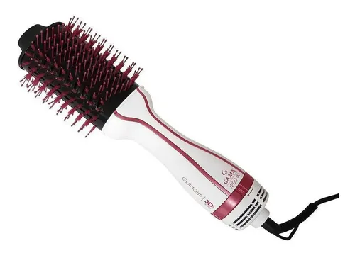 Escova Secadora Modeladora Gama Glamour 3d Therapy Branco e Pink 220v — R$ 161,00 em Mercado Livre