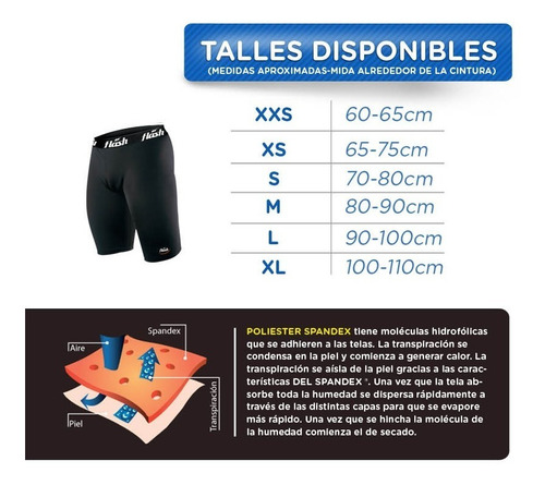 Calza Corta Flash Térmica Compresión Ciclista Fútbol Spandex