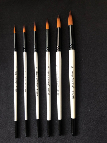 Set 24 Pinceles Arte Acrilico Oleo + Stencil 21x31 De Regalo