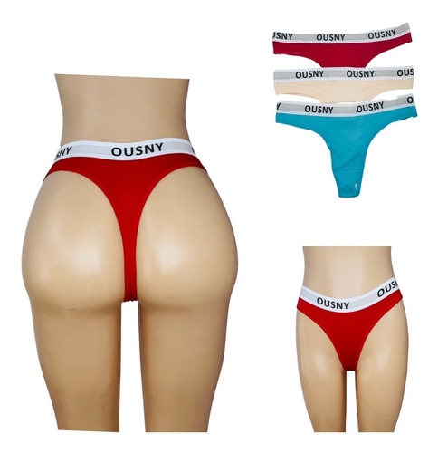 Sexy Calzones Colaless  Hilos Mujer  039 (pack 6)