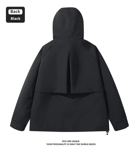 Chaqueta Impermeable Con Capucha Para Mujer Al Aire Libre