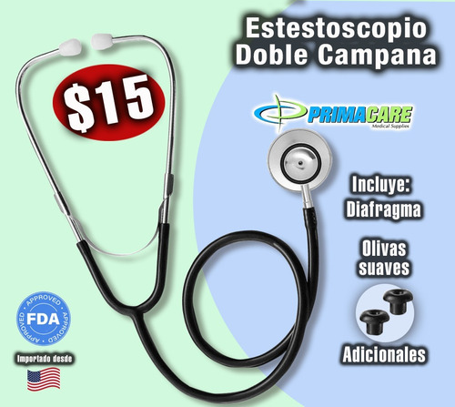 Estestoscopio Doble Campana,marca Primacare 