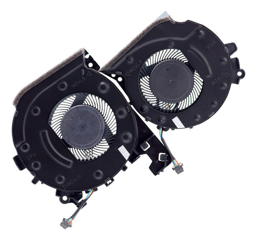 Deal4go L20335-001 Ventilador De Refrigeración Para Cpu Con Gpu L20334-001 Set Para Hp 15-cx 15t-cx 15-cx0068tx 15-cx0058wm Tpn-c133