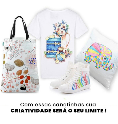 Canetinha Acrílica Para Desenhar Em Tênis Parede Pedra Vidro