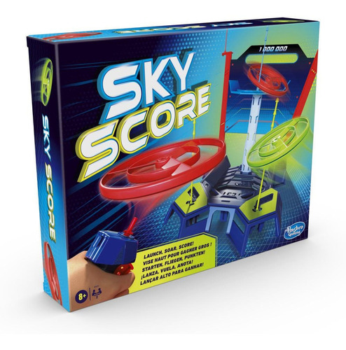 Sky Score - Juego De Lanzar Y Anotar Con Giradores Hasbro