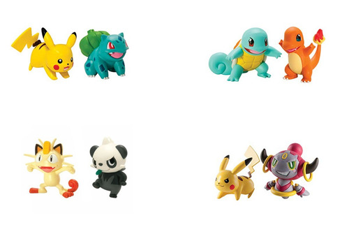 Pack Doble Figuras Pokemon - Original Tomy - Xuruguay