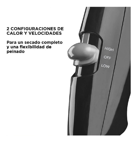 Secadora de cabello Revlon Essentials RVDR negra