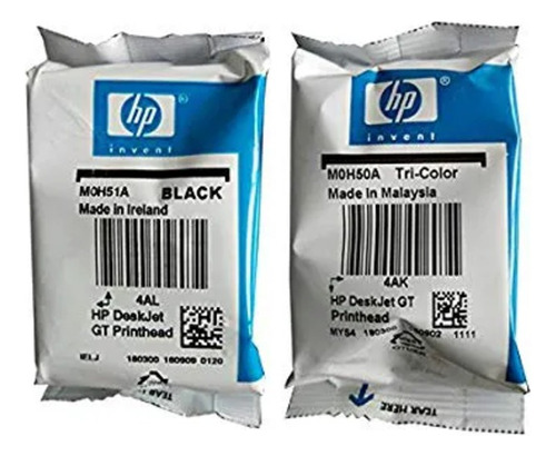 Cabeça De Impressão Hp Moh50 Moh51a Kit Preta E Color