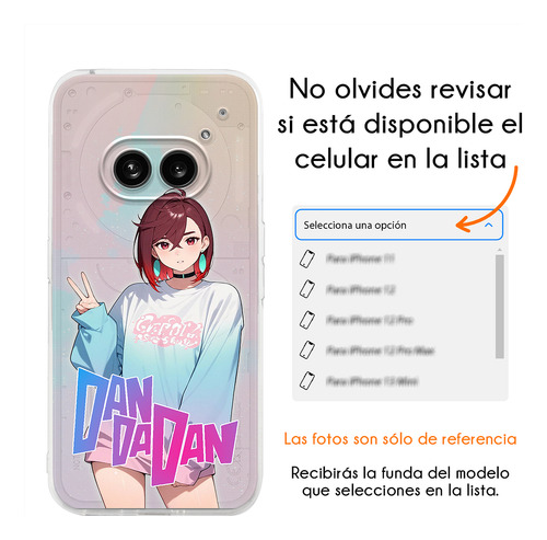 Funda Para Nothing Momo Ayase Jiji Enjoji Turbo Dan Da Dan Momo Trans Phone (2)