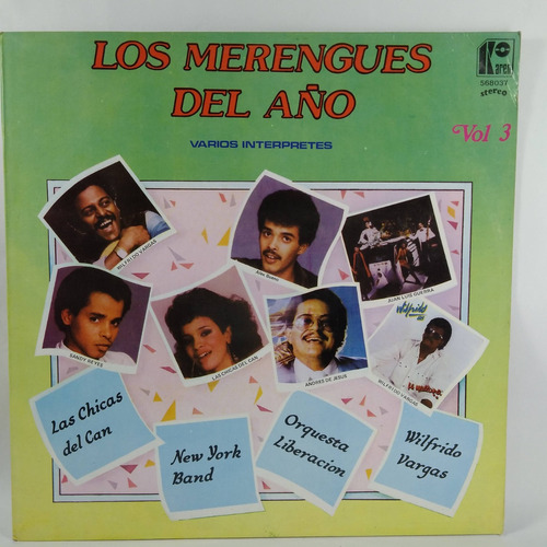 Lp Vinyl  Varios Los Merengues Del Año Vol 3 1986