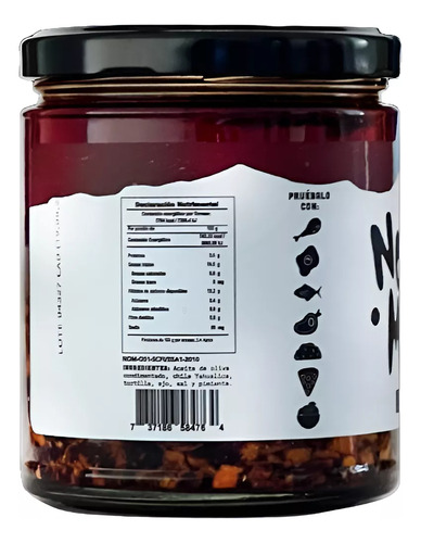 Salsa No Macha Fuego Mestizo Chile Yahualica Maiz Oliva 240g